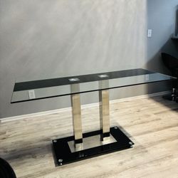 Modern Glass Dining Table 35x31x30