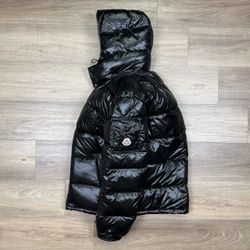 Moncler Maya Black Puffer Jacket size 6