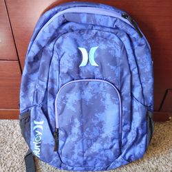 Hurley One And Only Womens Printed Backpack Blue  HZQ011