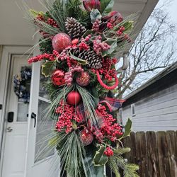 Handmade Xmas Matching Wreaths
