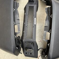 Go Rihno Rock line Stubby Winch Bumper 