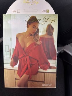 ❤️ Killer Legs Luxe Red Robe – L/XL & S/M, New