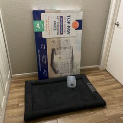 Large dog crate with Kong mat combo