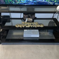 Glass Tv Stand For 65” Tv