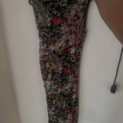 Small Black Ed Hardy Dress W/Slit 