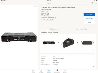 Brand new Coleman stove Very nice portable take it everywhere with you