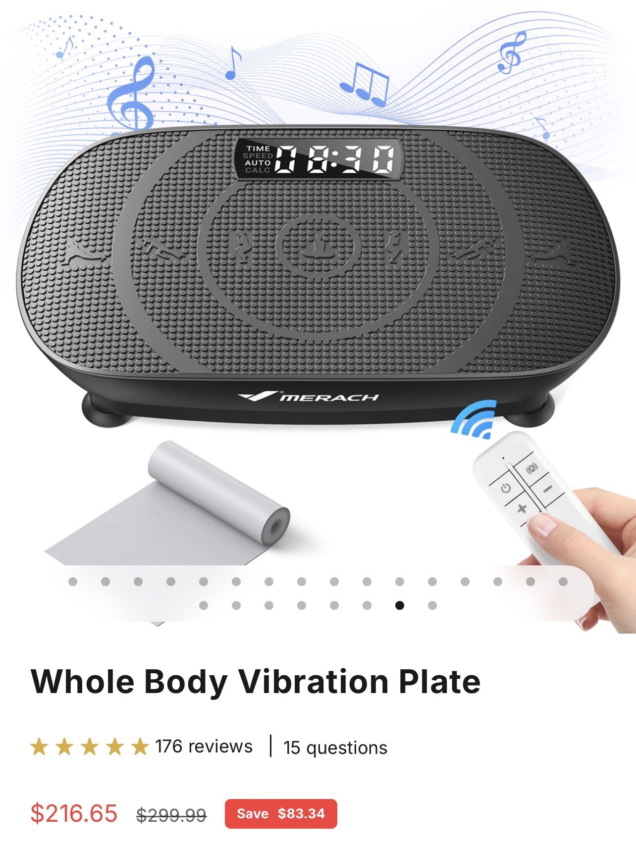 Full Body, Vibrating Plate, four colors available black/pink/blue/gray