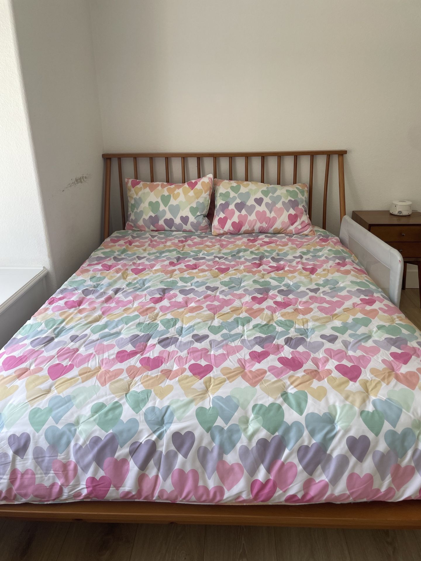 Pottery Barn Kids Evie Heart Comforter And 2 Shams (twin)