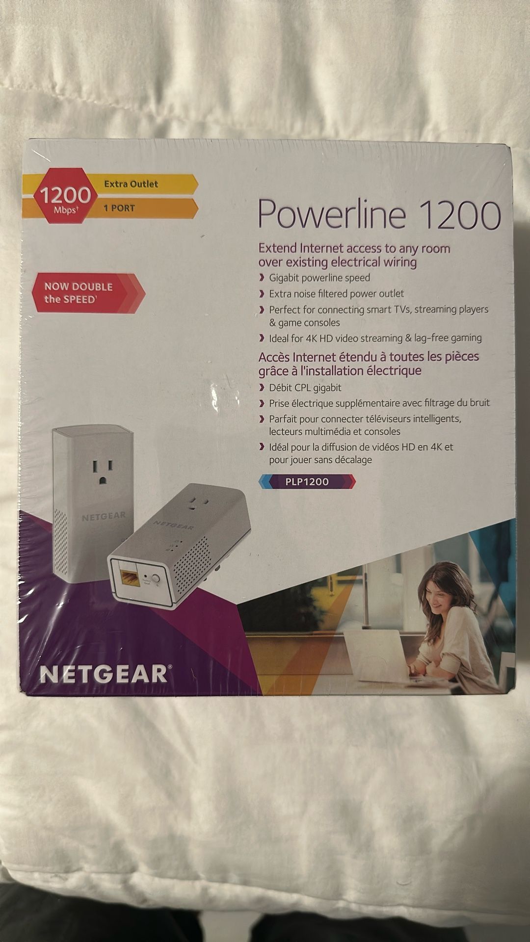 Powerline 1200 Extend Wired Internet