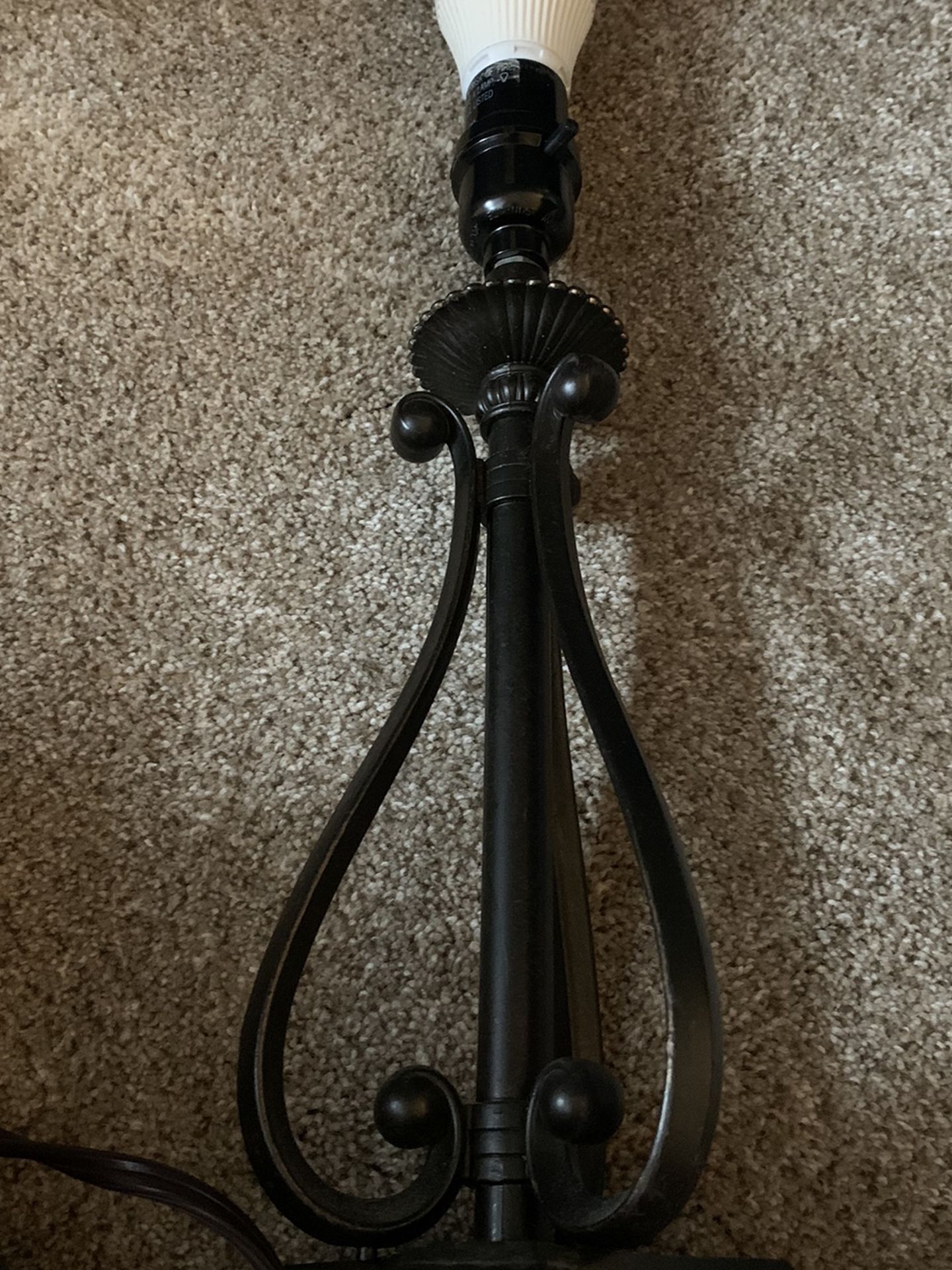 End Table Lamp Two (with Bulbs)