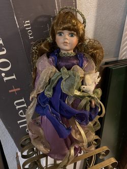 Collectible Memories Porcelain Doll Angel
