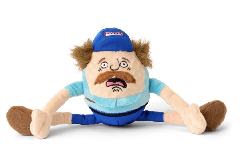 Bark® Skittish Steve Mailman Dog Toy - Blue