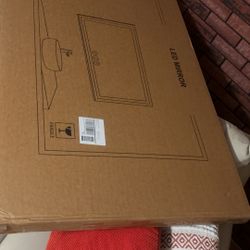 LED Bathroom Mirror 48” x 30” – Modern Lighted Vanity Mirror