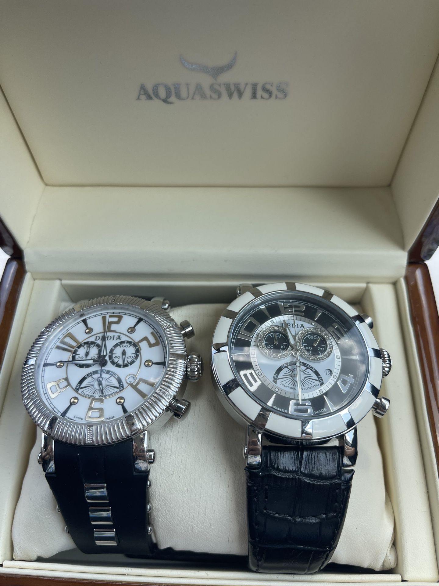Aquaswiss Watches - Chronograph 50mm Bezel - $150 Takes All 3