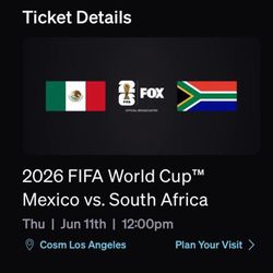 Mexico Vs South Africa 