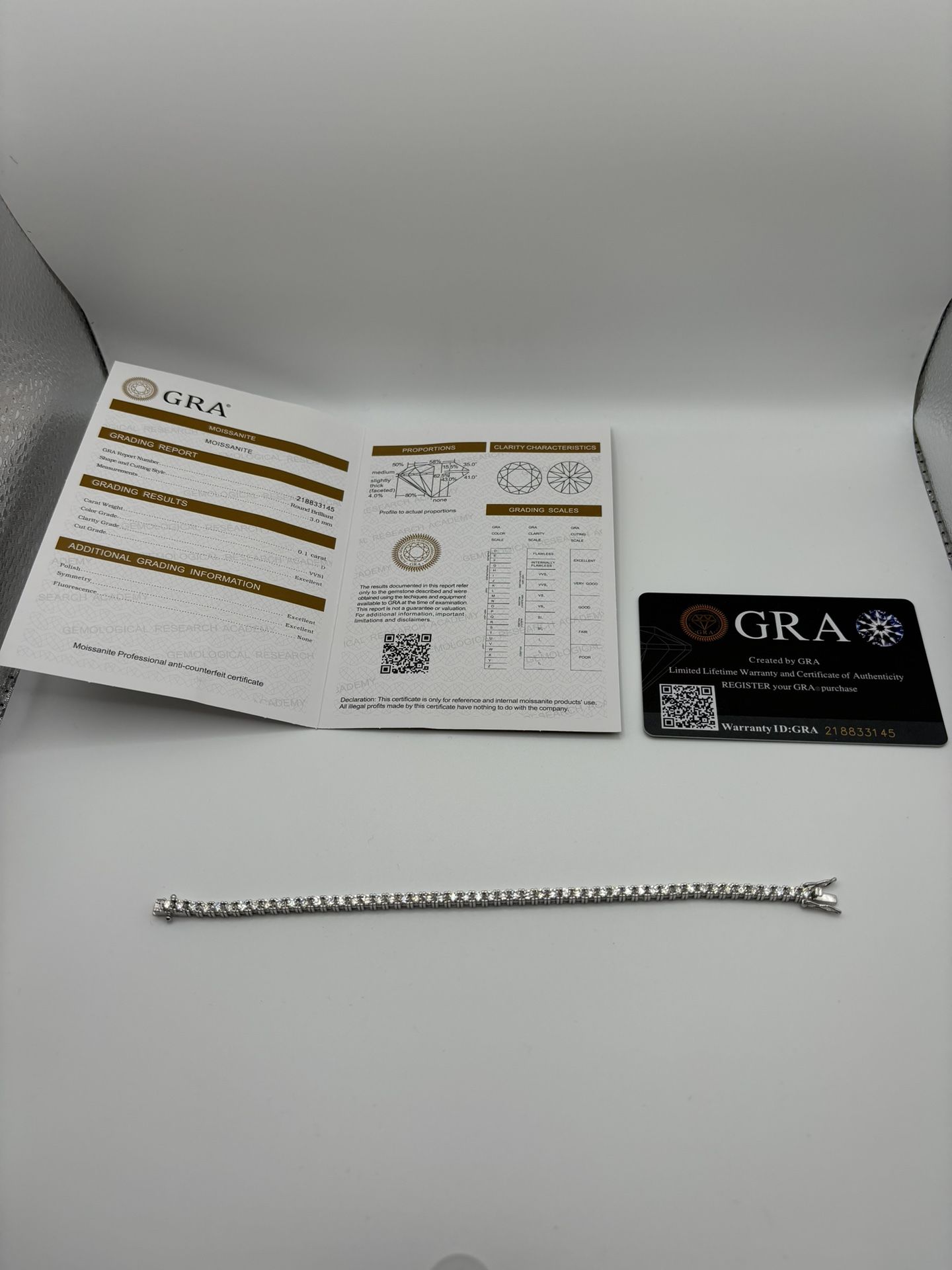 Moissanite Tennis Bracelet 