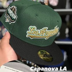 Los Angeles Dodgers Fitted Hat Size 7 3/4 Capanova LA
