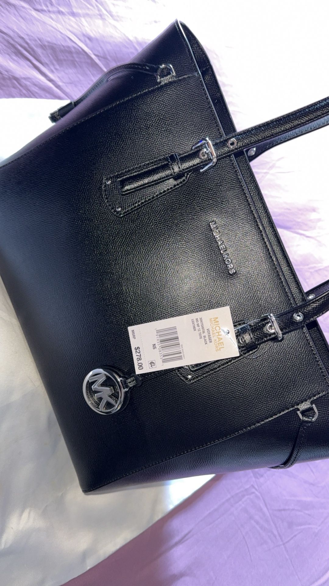 Michael Kors Black Voyager Tote Bag