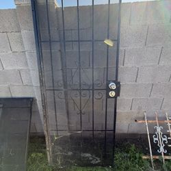 black security door 