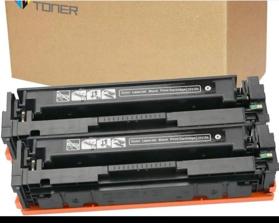 2PK CF410A Black Toner for HP 410A Color LaserJet Pro M452dw MFP M477fdw Printer