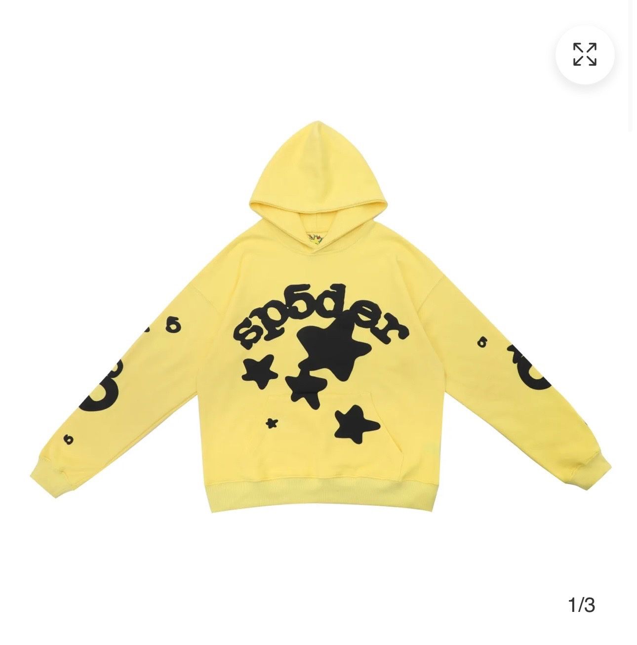 Sp5der Yellow Hoodie