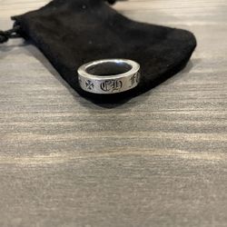 Chrome Hearts .925 Sterling Silver 6mm Forever Spacer Ring Size 7 Authentic NEW