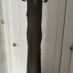 Dress, Long, Green, Large