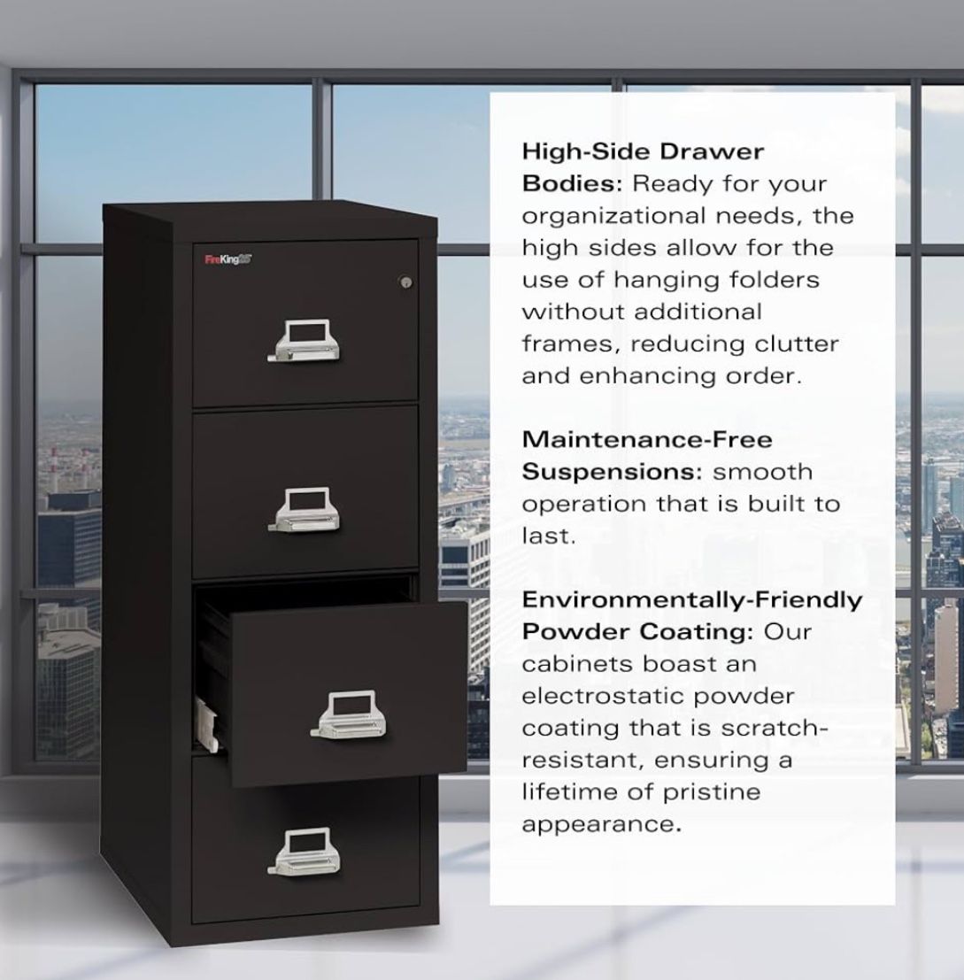 Fire Safe File Cabinet!! FireKing Vertical 4 Drawer