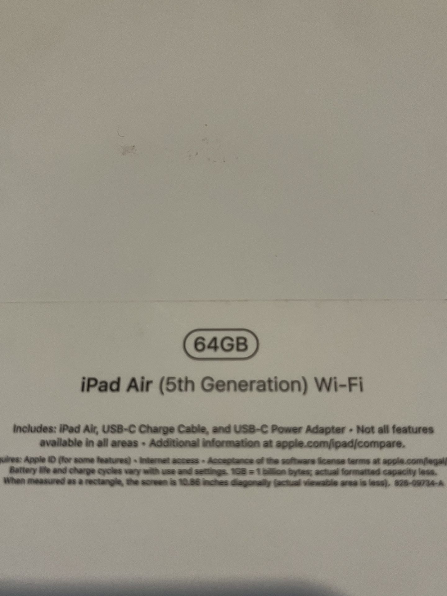 iPad Air (5th Generation) - BOX ONLY