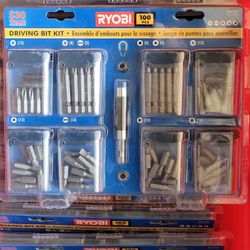 Ryobi 100 Pc Driving Bit Set