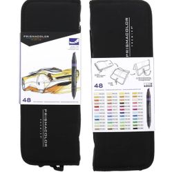 Prismacolor Premier Dual-Ended Art Marker Set of 48 with Case