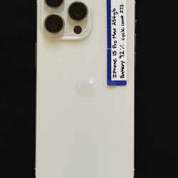 Iphone 15 Pro Max White 92% Battery 256gb