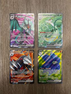 Pokémon ex Card Lot #5 - Noivern ex, Serperior ex, Excadrill ex + Glimmora ex