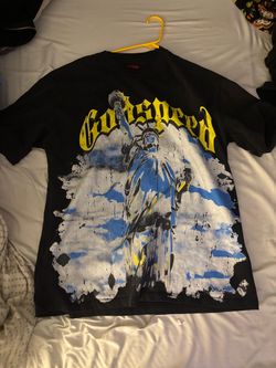 Godspeed statue of liberty tee