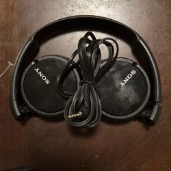Sony Black Headphones 