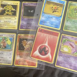 Old school Pokemon cards