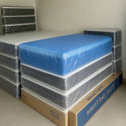 Brand New Twin Size Pillow Top Mattress – 14” Thick for Superior Comfort. Direct from Factory. Also Available: Full, Queen & King. Fast Same-Day Deliv