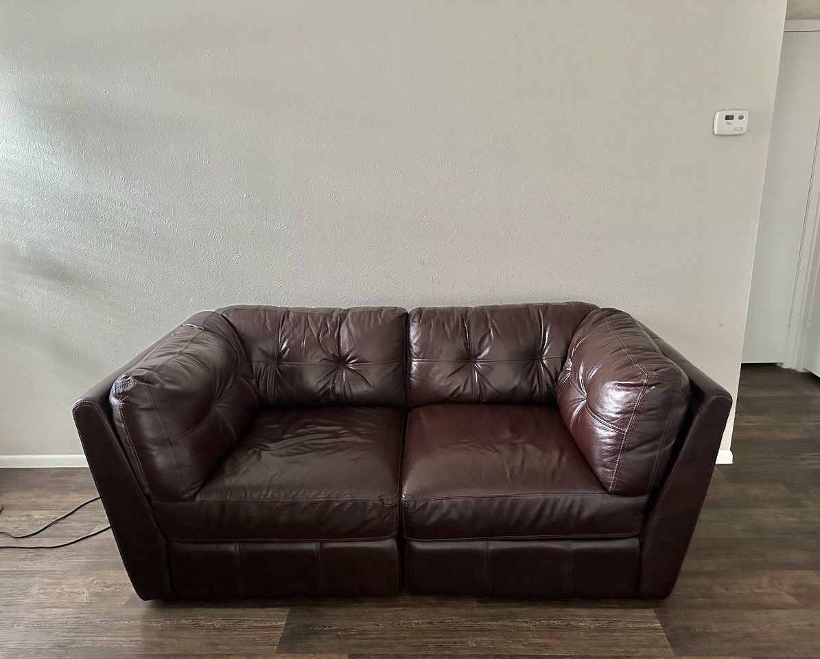 Leather Couch (Made in Italy)