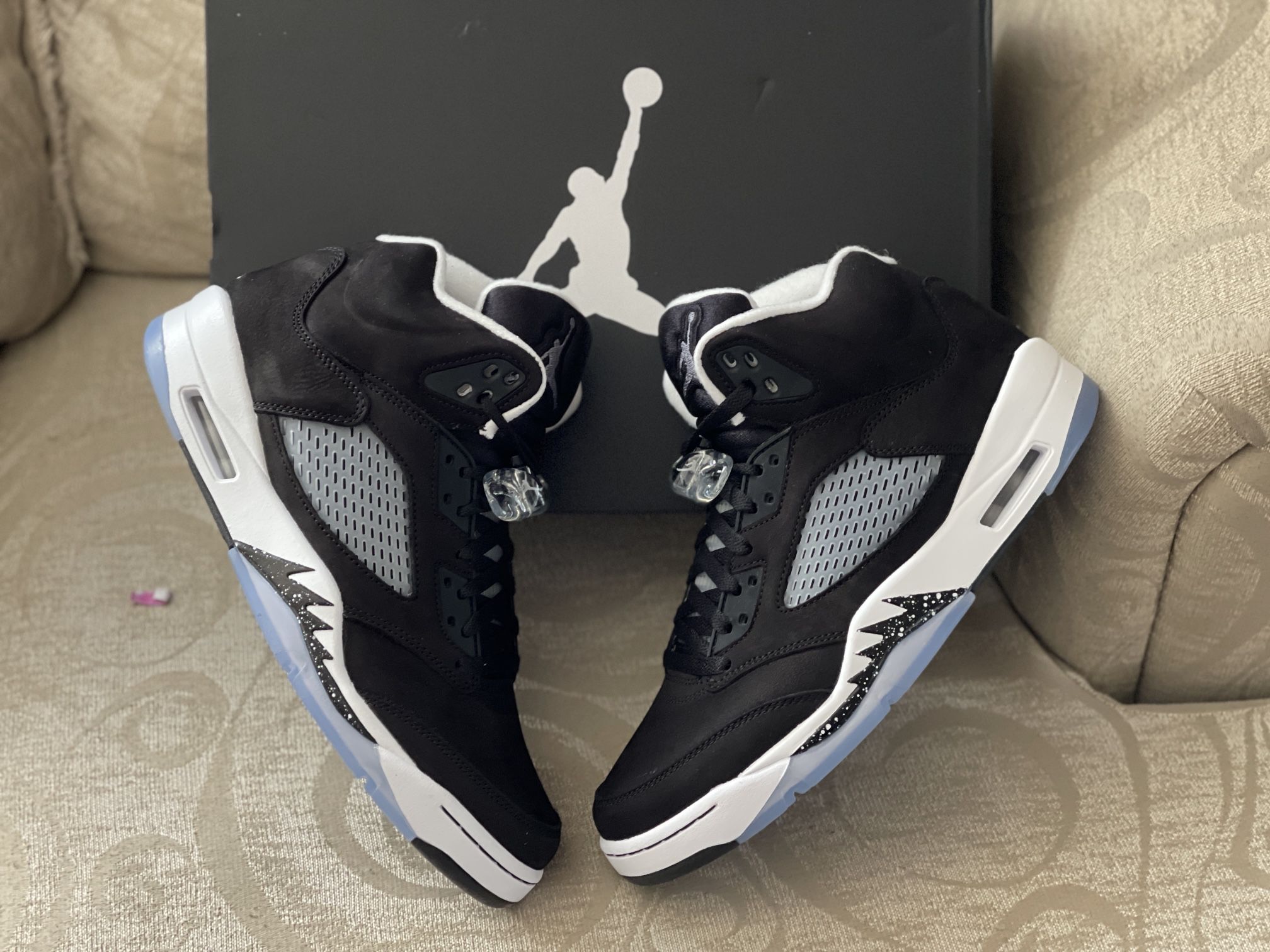 Air Jordan Retro 5 Moonlight Size 9.5, 10, 10.5 And 12 Available 