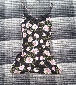 Joyspun Floral Print Top Size Small
