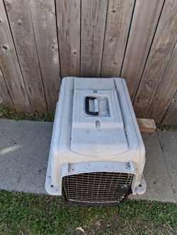 Pet carrier size mdium $20 works good ready to go