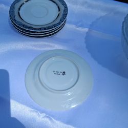 Thailand Silver Saucer Set (5)