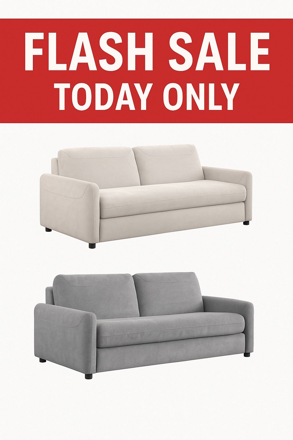 FLASH SALE - SLEEPER SOFA ποΈ - Grey Or Beige