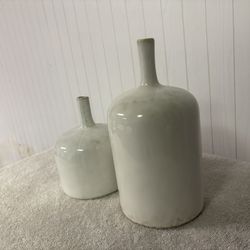 White Ceramic Vase Home Decorations