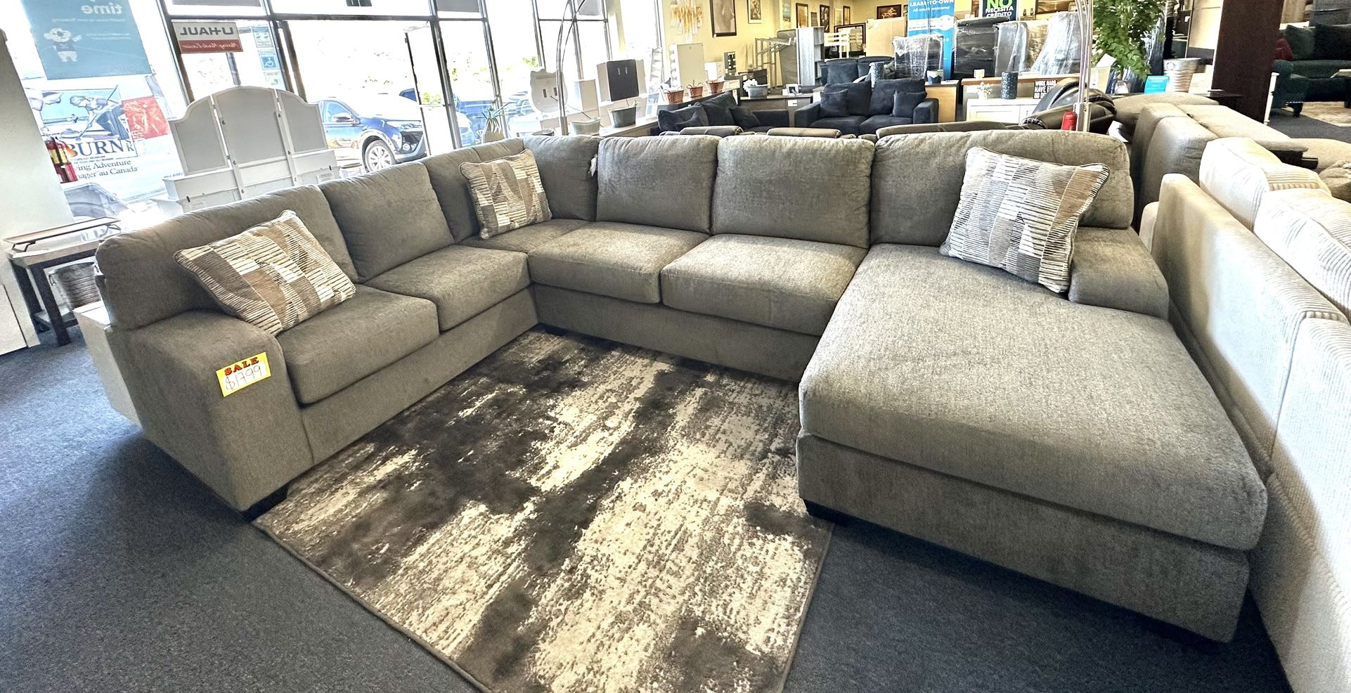 Large Light Grey Sectional