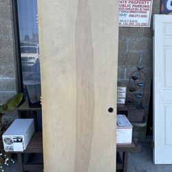 30inch Solid Core Wood Door Unfinished 80x30x1 3/8