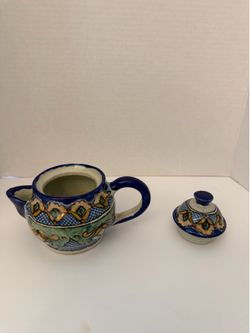 Authentic Uriarte Talavera Lidded Teapot / Tetera de Talavera Poblana