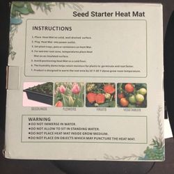 Germination Propagation Clone Seedling Heat Mat 