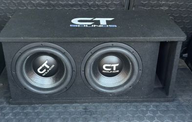 CT Sounds Dual Subwoofers with Kicker Amp
