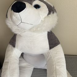 40 Inch Jumbo Husky Stuffed Animal